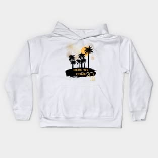 here we come 2024 Kids Hoodie